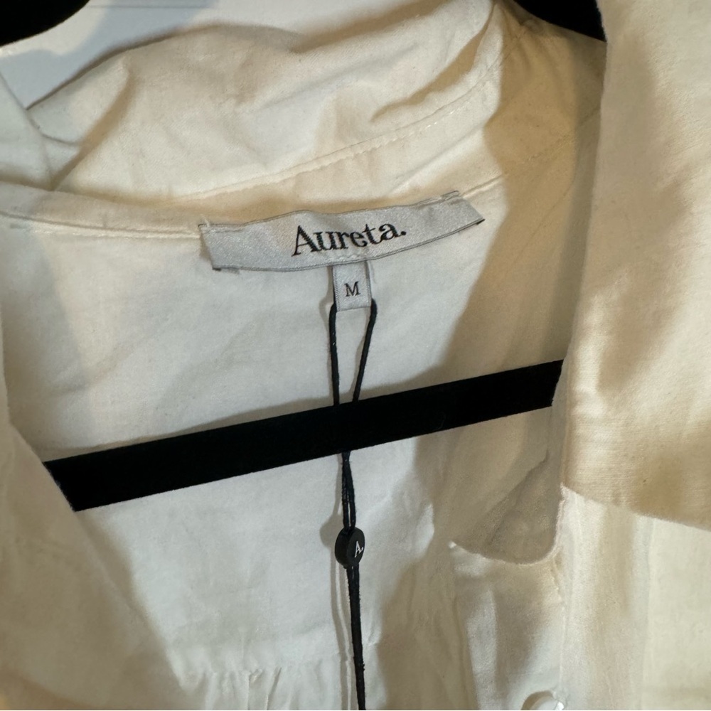 Anthropologie Aureta Studio x Anthropologie Pleated Shirt Dress M - Picture 10 of 12
